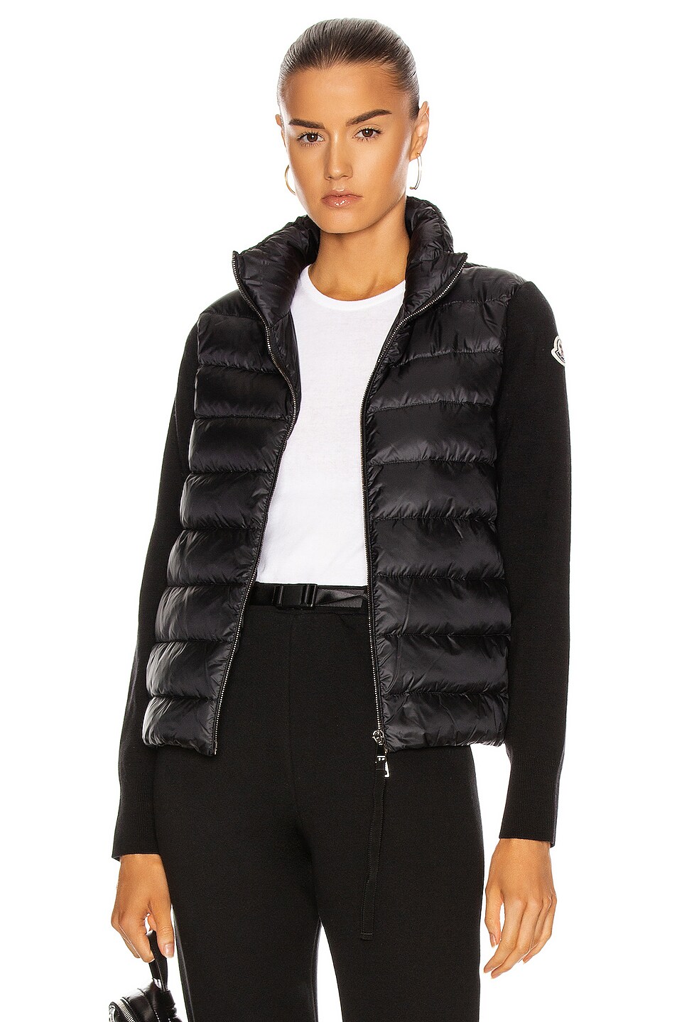 Image 1 of Moncler Cardigan Tricot Jacket in Black