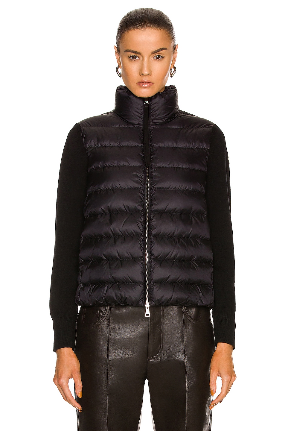 Moncler Maglia Cardigan Jacket in Black | FWRD