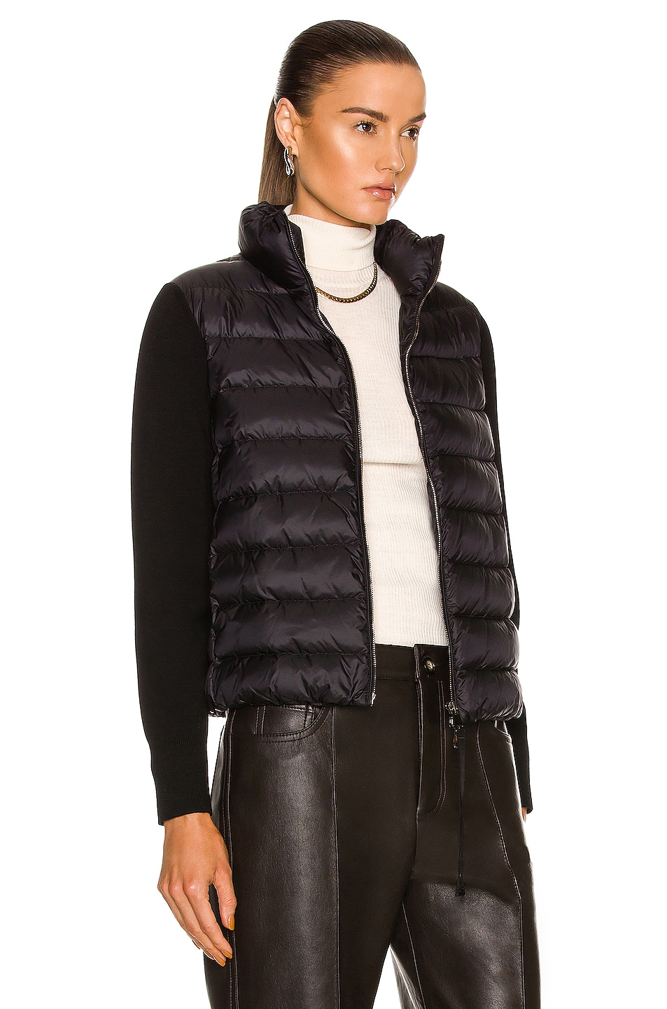 Moncler Maglia Cardigan Jacket in Black | FWRD