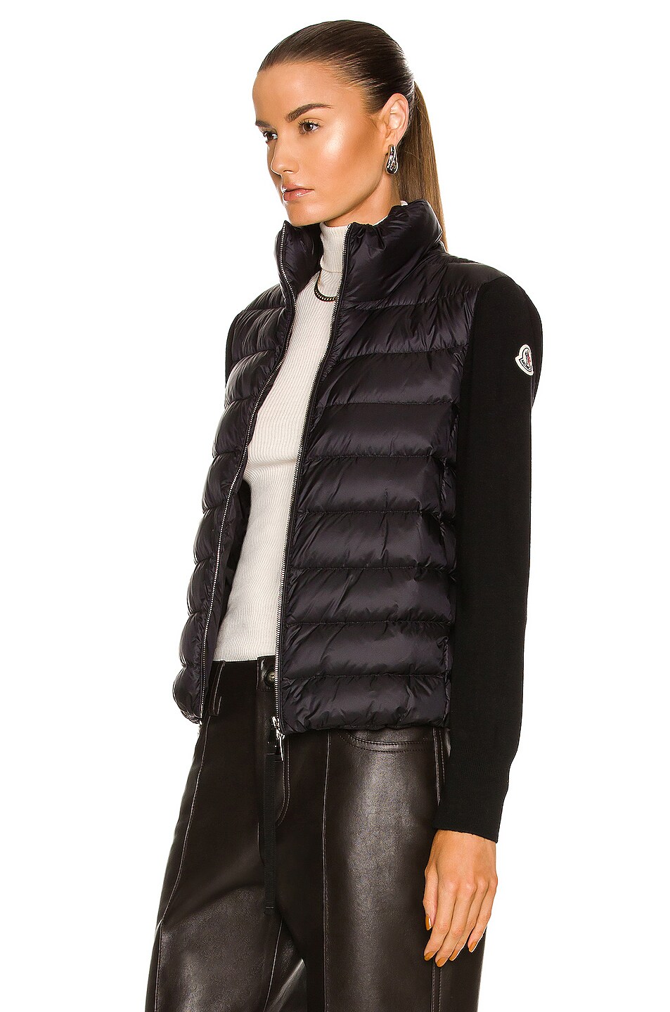 Moncler Maglia Cardigan Jacket in Black | FWRD