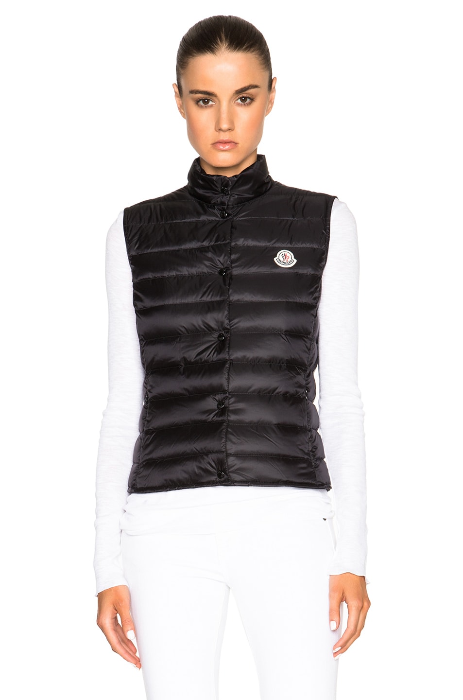 Moncler Liane Polyamide Vest in Black | FWRD