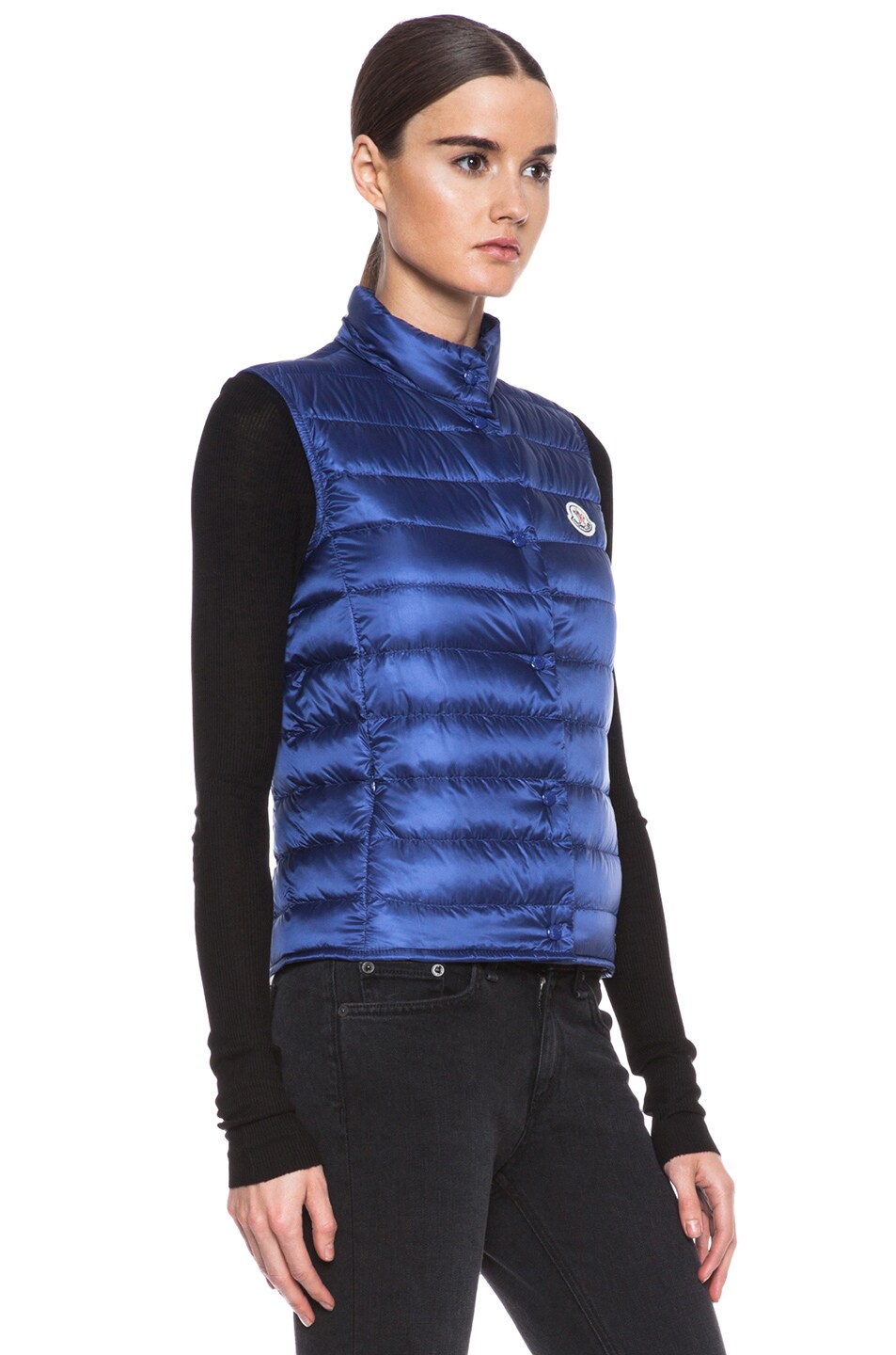 Moncler Liane Polyamide Vest in Royal | FWRD