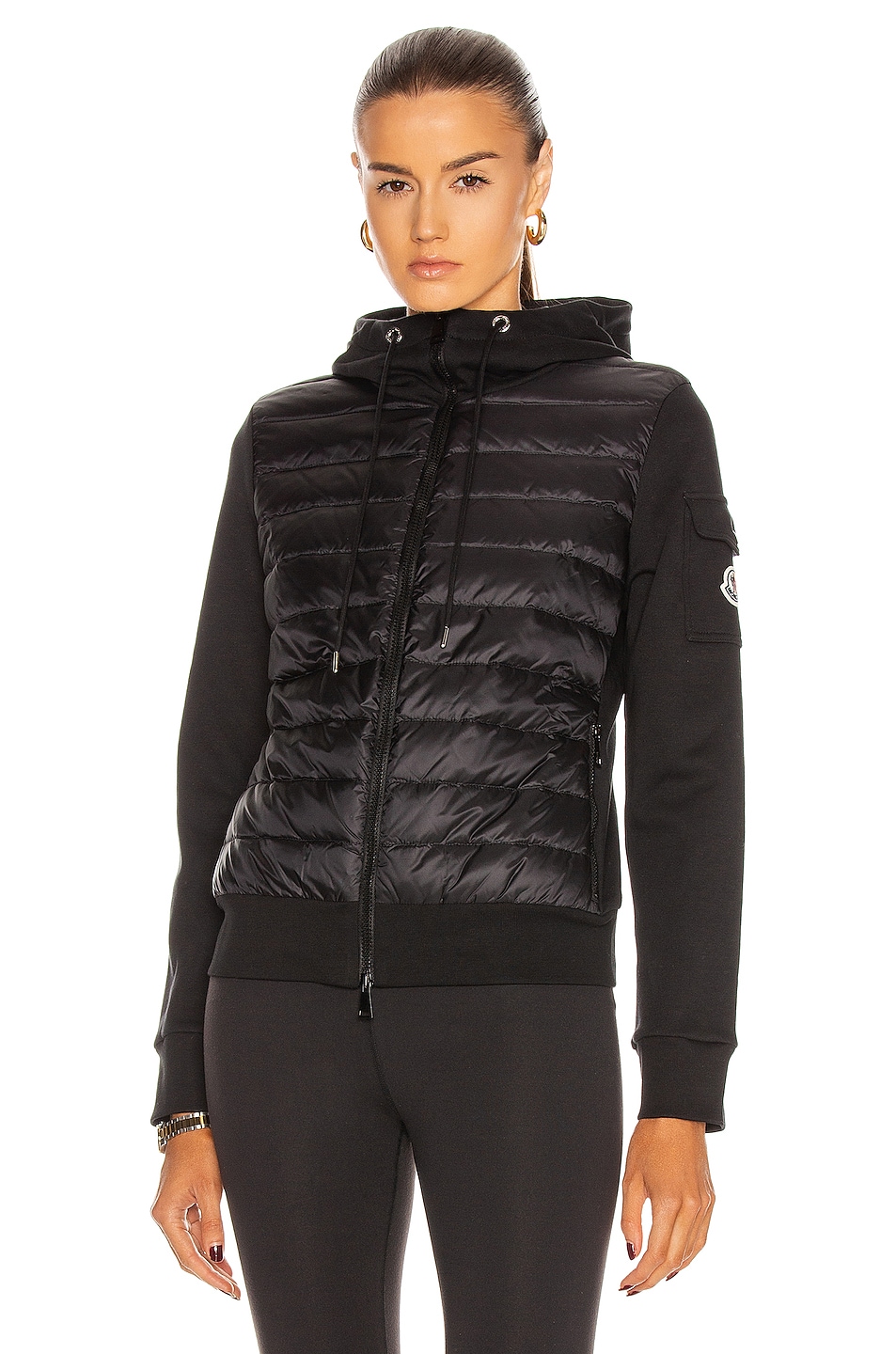 Moncler Maglia Cardigan Jacket in Black | FWRD