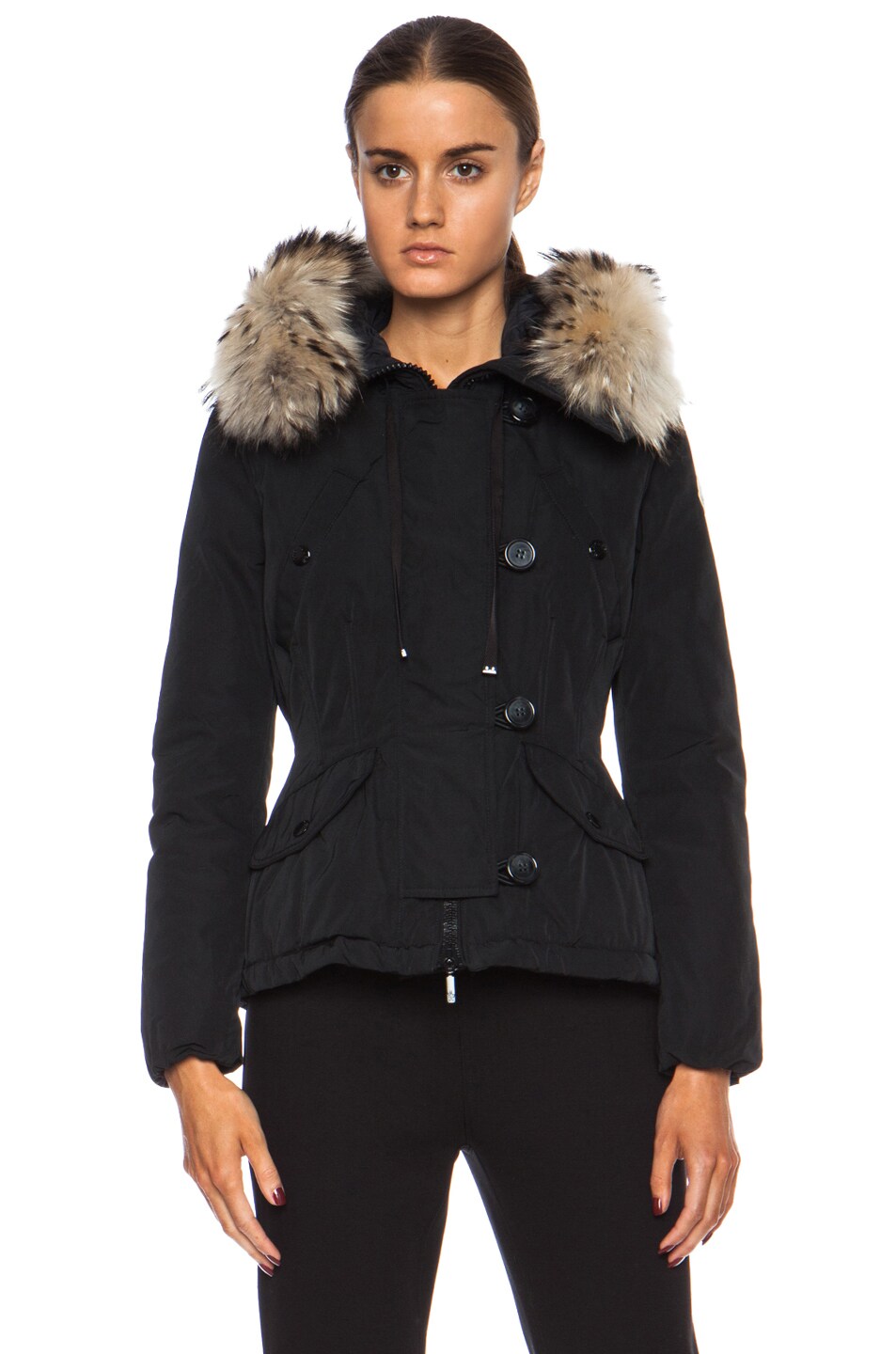 Moncler Ayrolle Poly-Blend Jacket in Black | FWRD