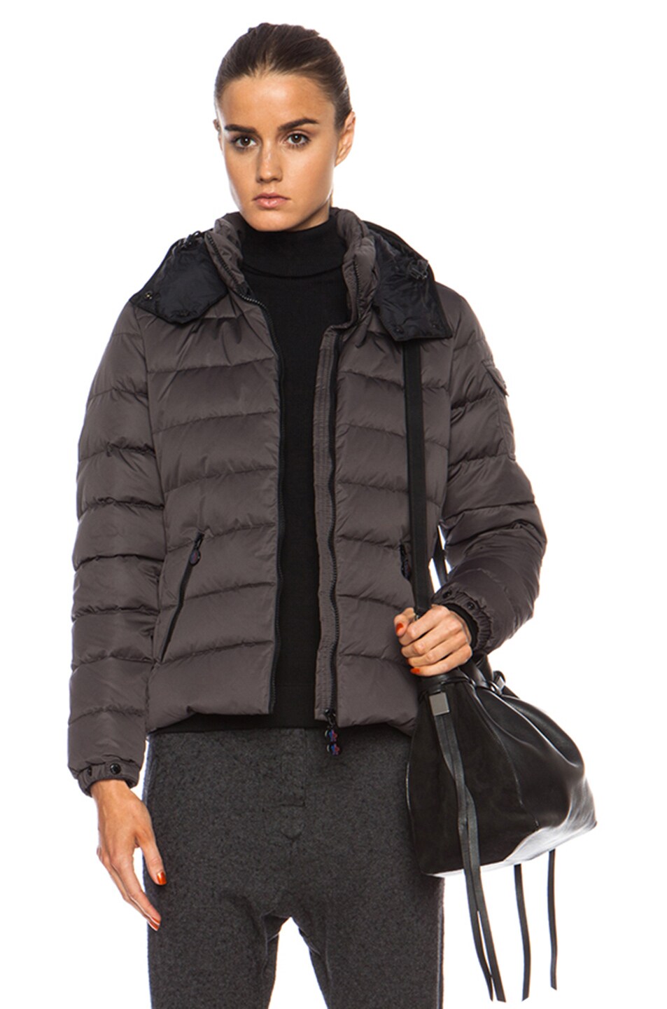 Image 1 of Moncler Badymat Jacket in Charcoal