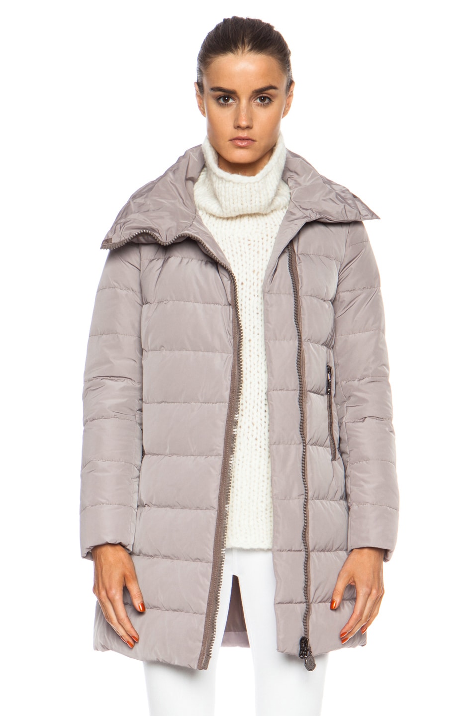 Image 1 of Moncler Gerboise Jacket in Taupe