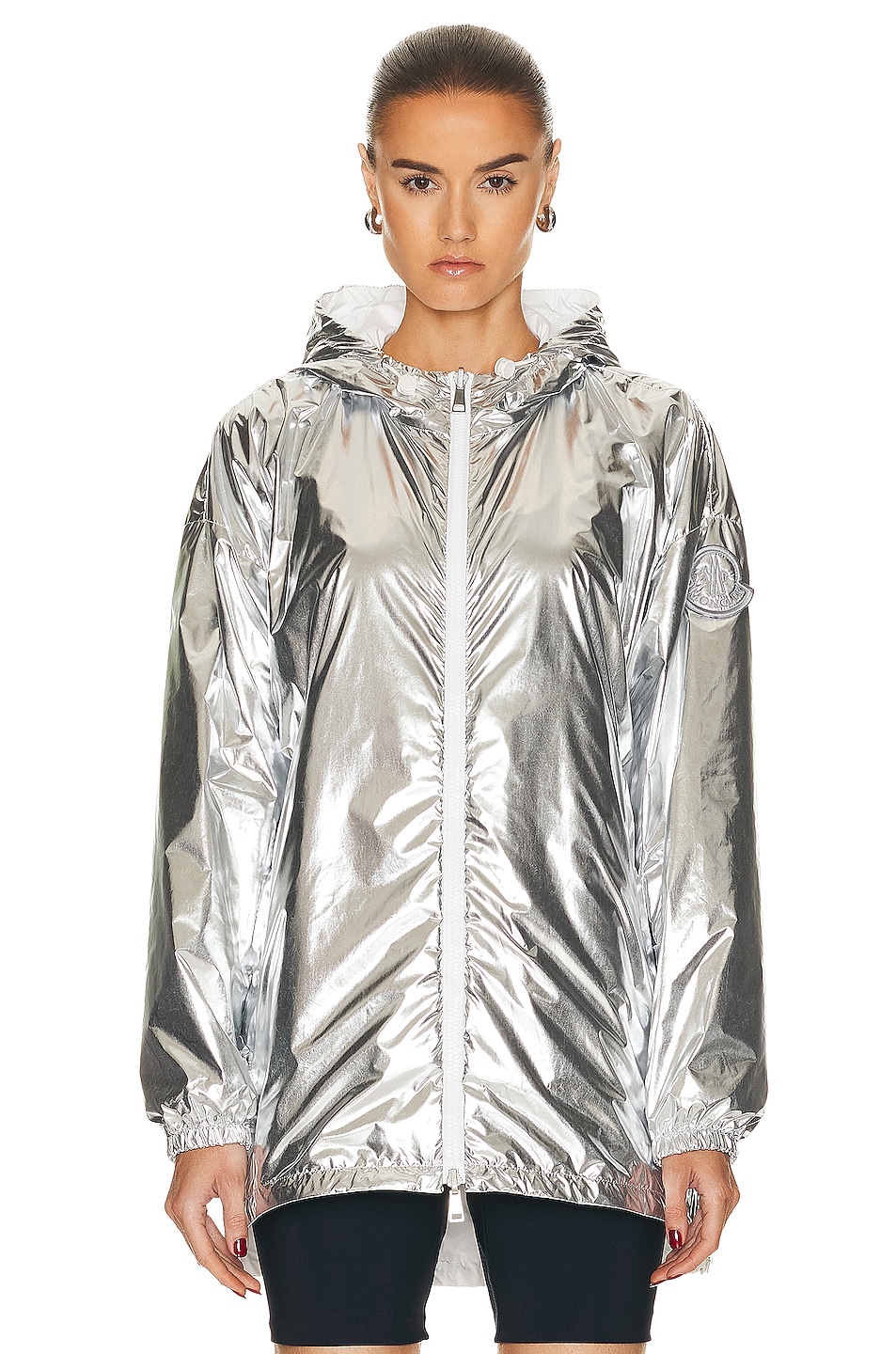 Image 1 of Moncler Jubba Jacket in Silver