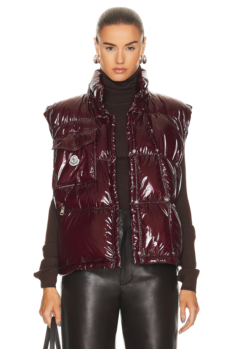 Moncler Karakorum Pop Jacket in Burgundy | FWRD