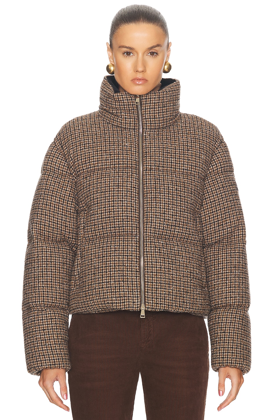 Shop Moncler Seboune Jacket In Beige