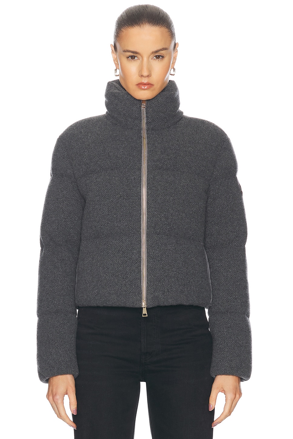 Shop Moncler Breze Jacket In Grey