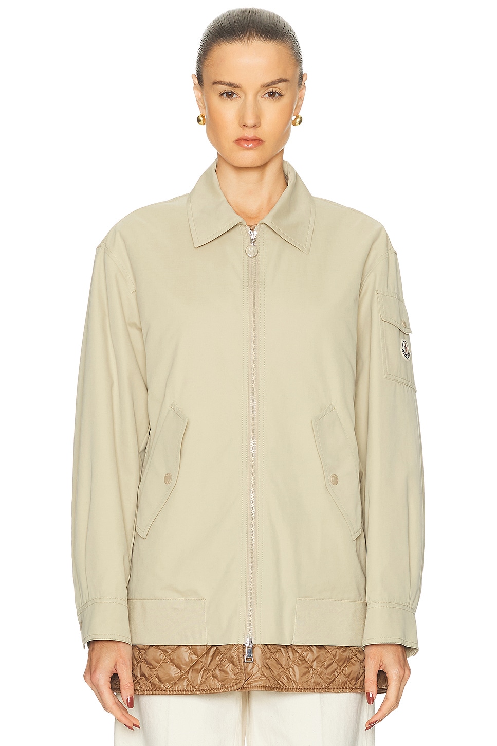 Moncler Felci Padded Cotton Jacket