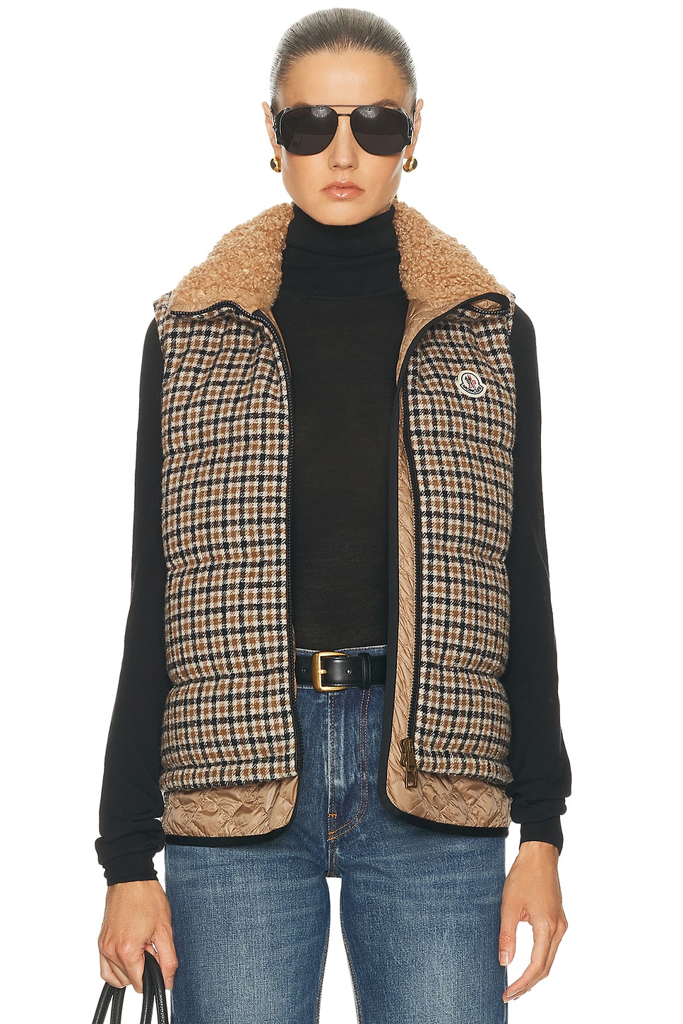 Image 1 of Moncler Touvet Vest in Grey