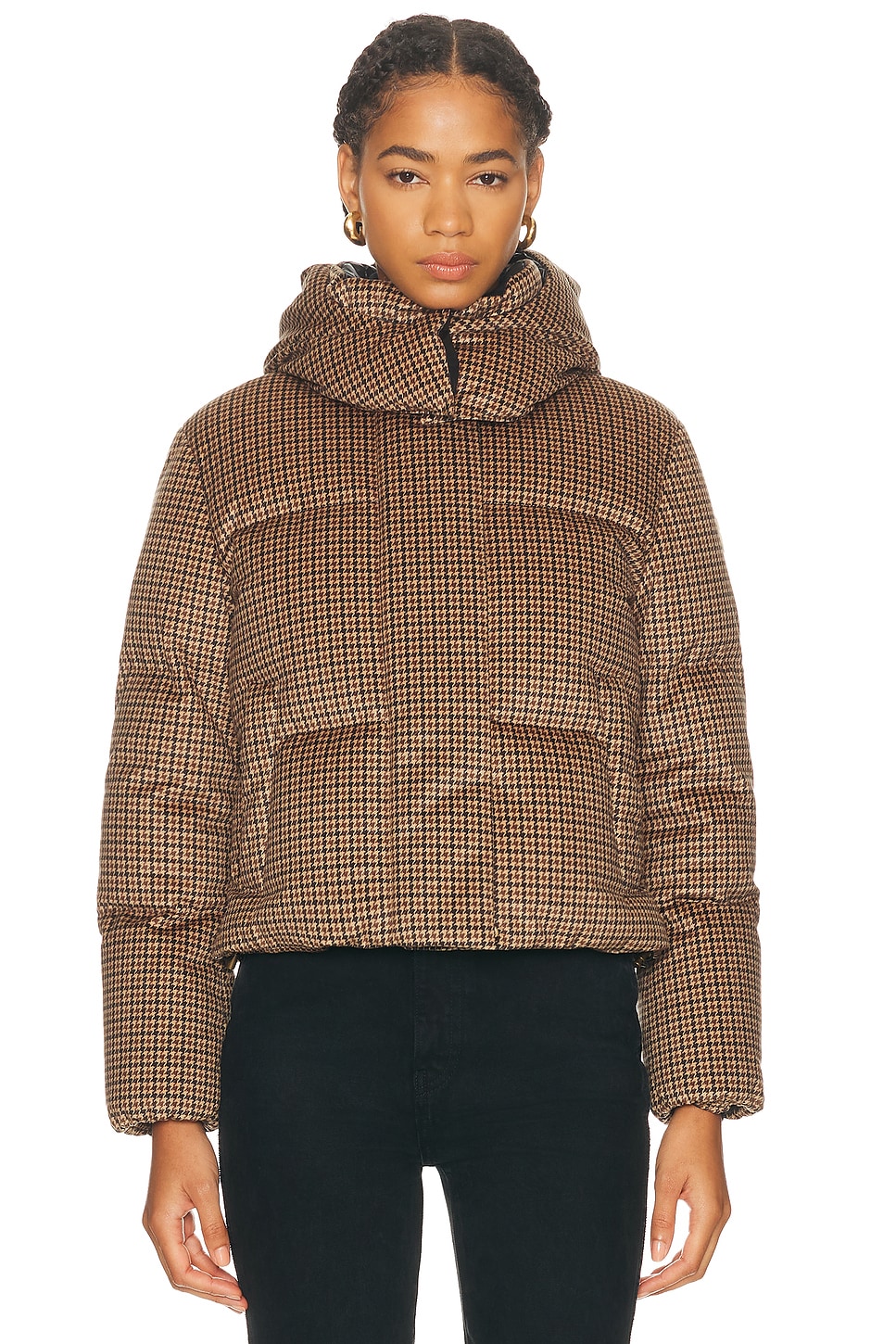 Moncler Quierzy Hooded Jacket In Burgundy