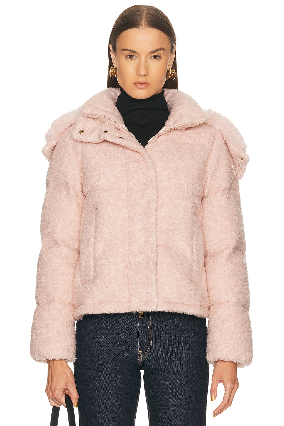 Image 1 of Moncler Virieu Jacket in Dark Pink