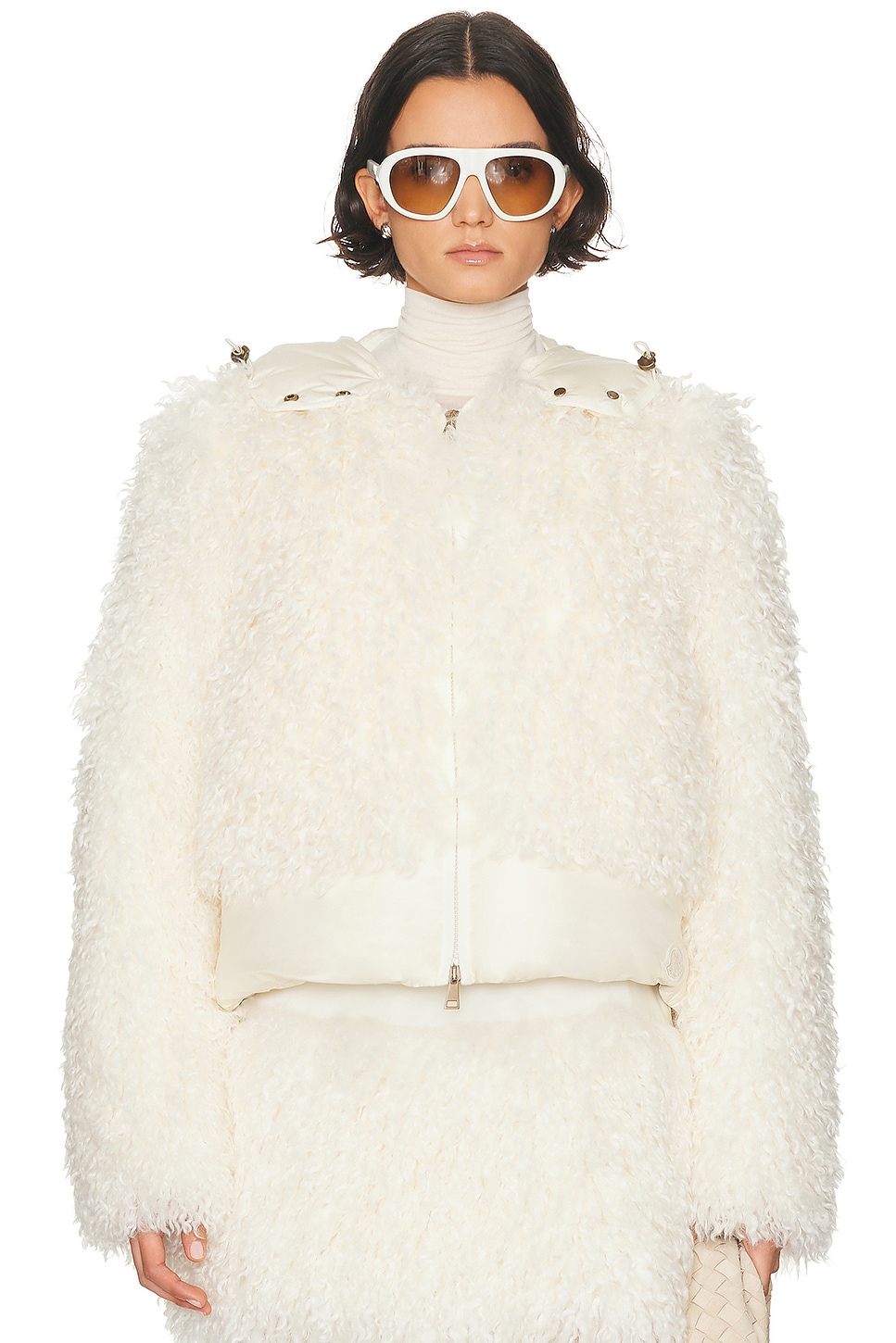 Image 1 of Moncler Vigiers Jacket in Natural