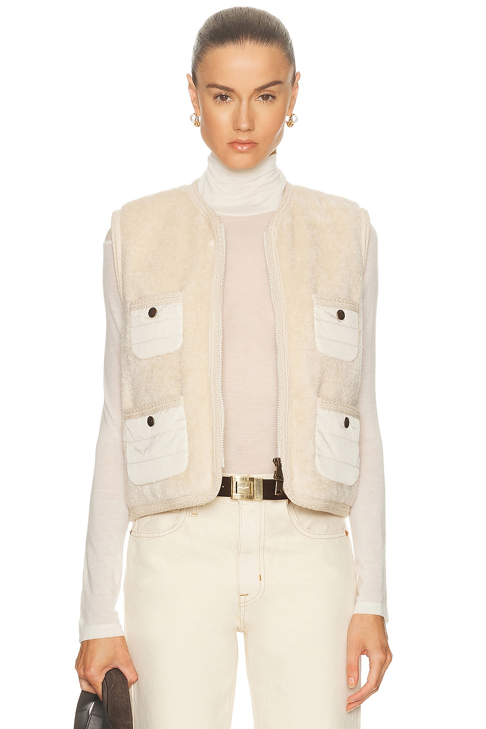 Moncler Mimosas Vest In White