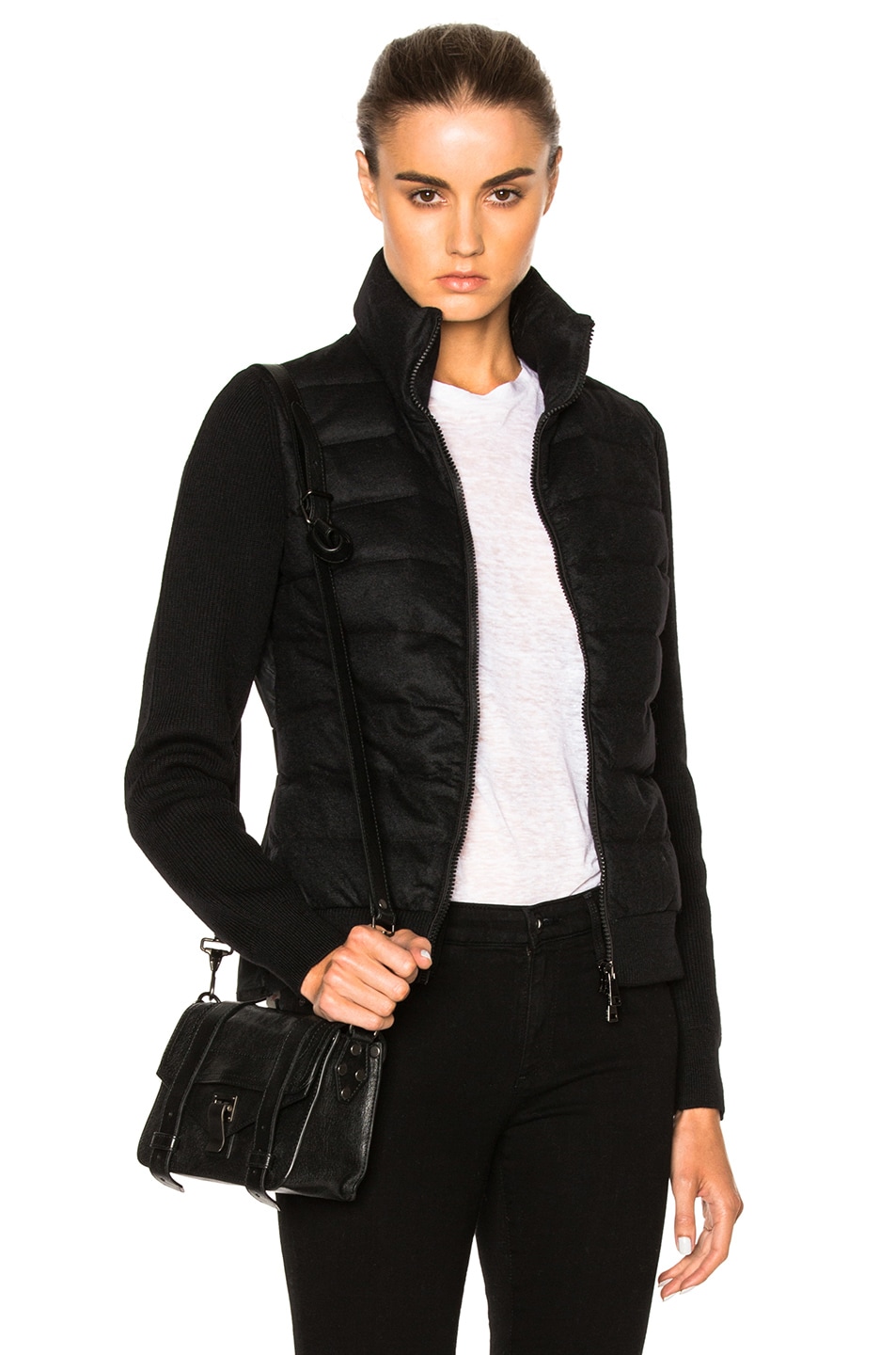 Image 1 of Moncler Maglione Tricot Cardigan Jacket in Black