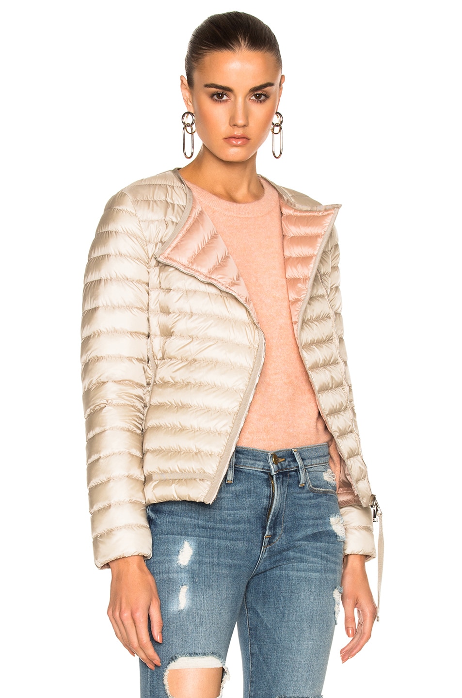 Image 1 of Moncler Amy Jacket in Champagne
