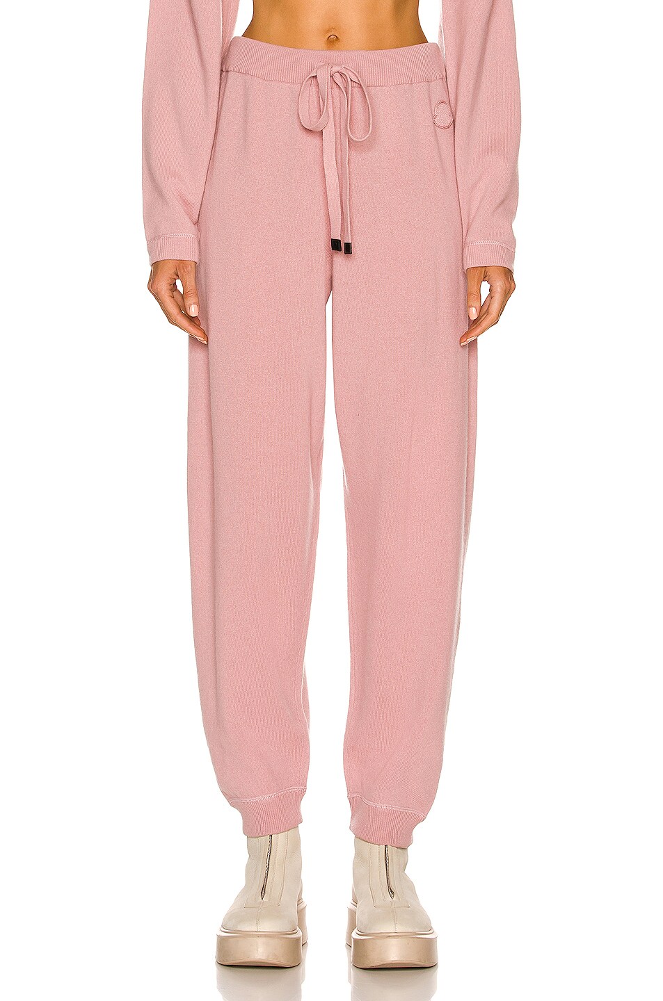 Image 1 of Moncler Cashmere Jogger in Pink