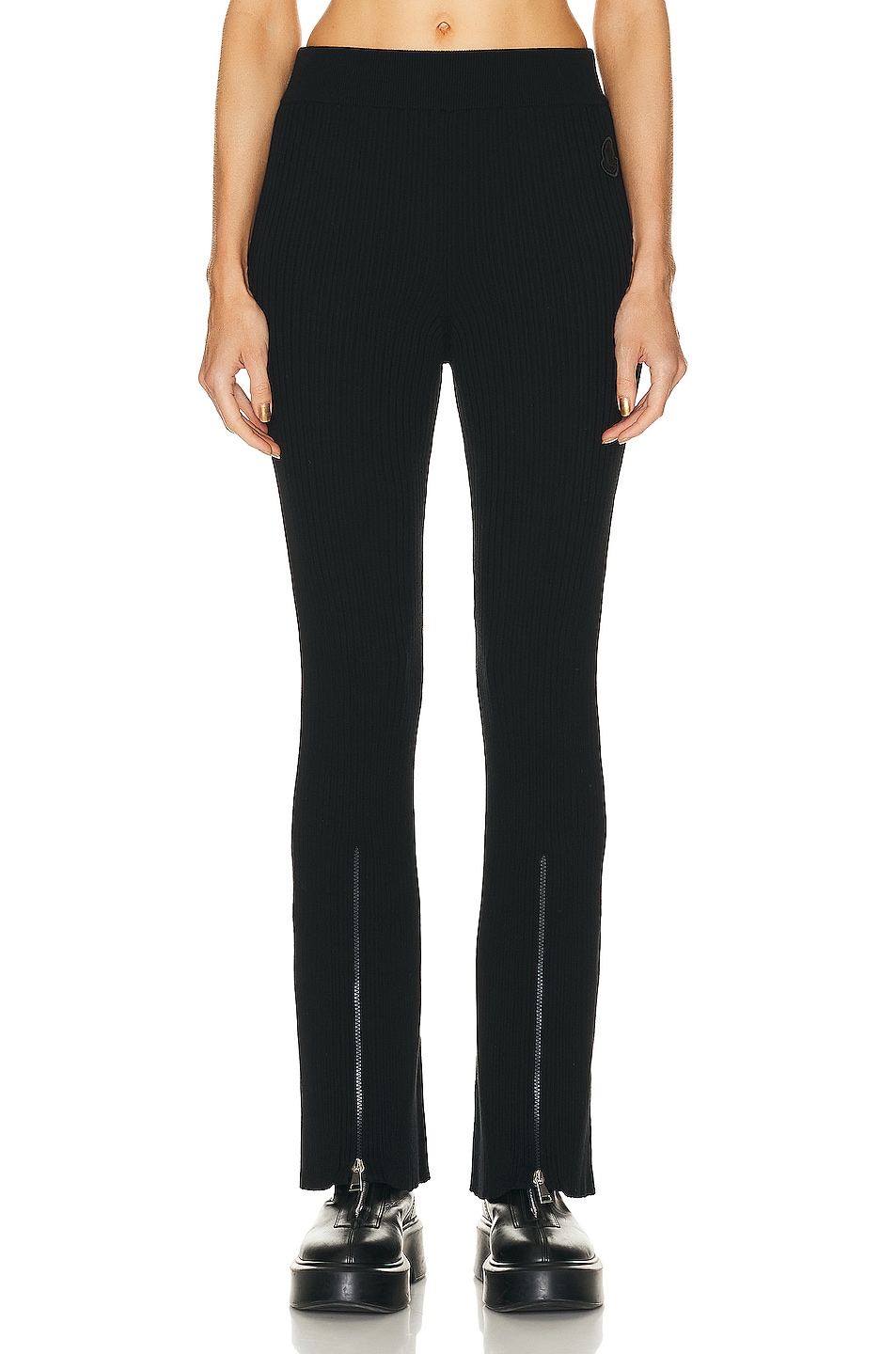 Image 1 of Moncler Knit Pant in Black