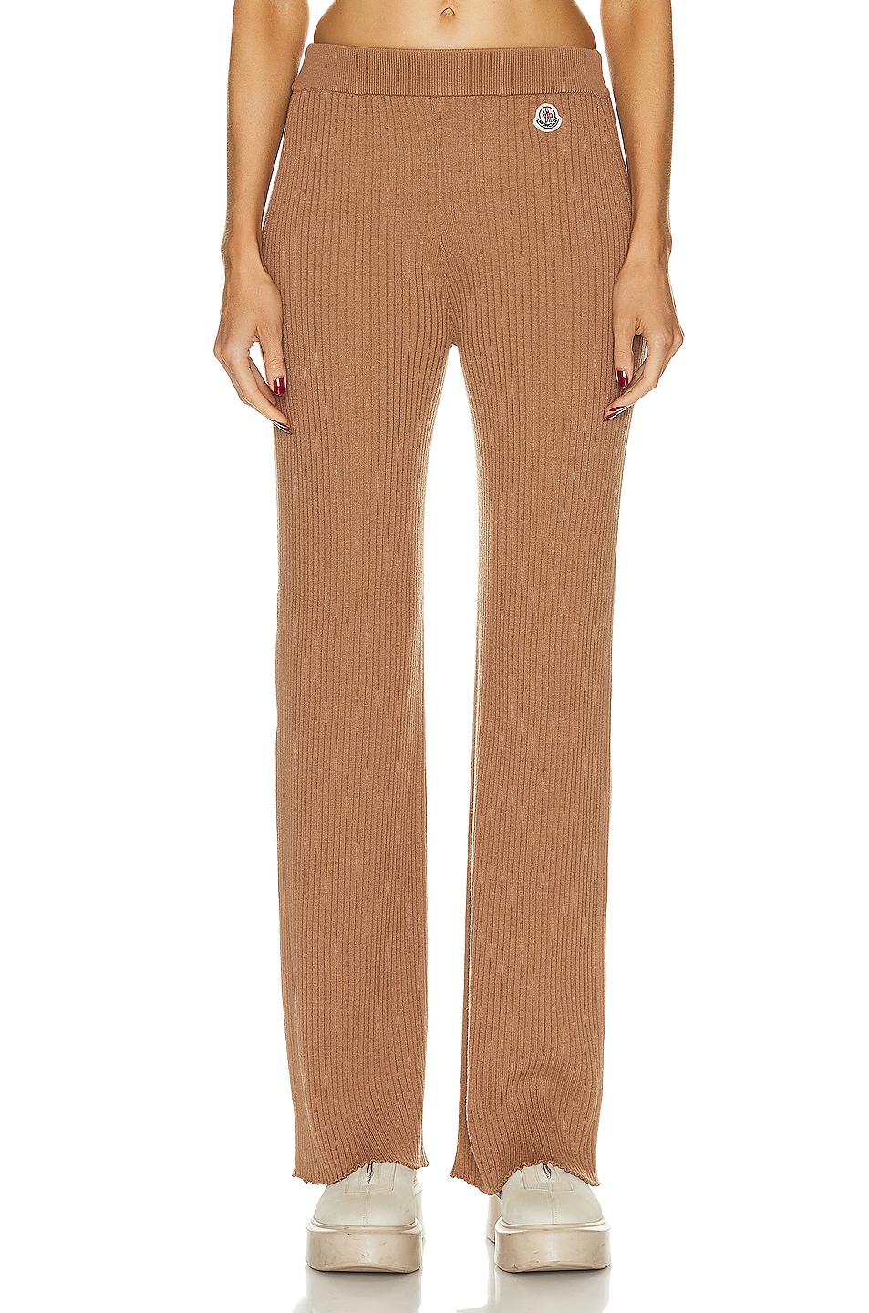Image 1 of Moncler Knit Pant in Camel