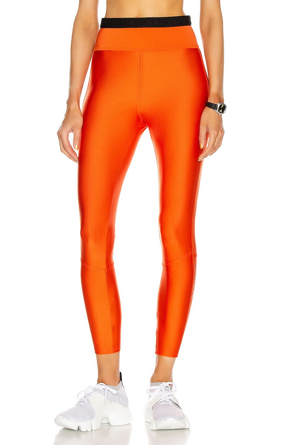 Image 1 of Moncler Pantalone Legging in Orange