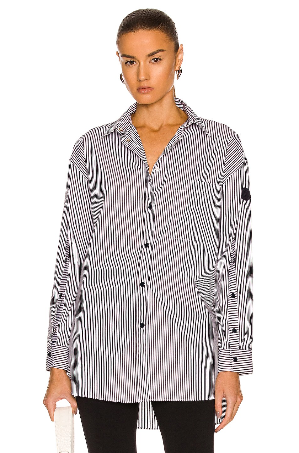 Moncler Button Down Shirt in Multi | FWRD