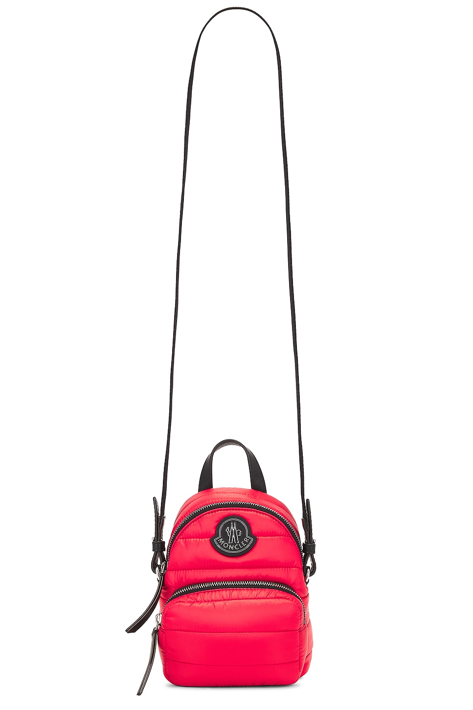 Shop Moncler Small Kilia Crossbody Bag In Red