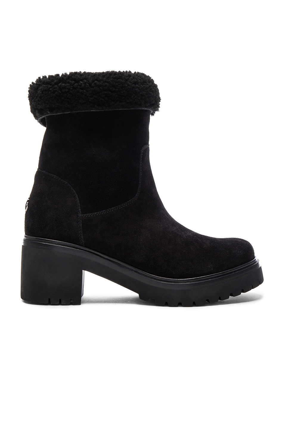 Image 1 of Moncler Suede Cassandre Stivale Boots in Black