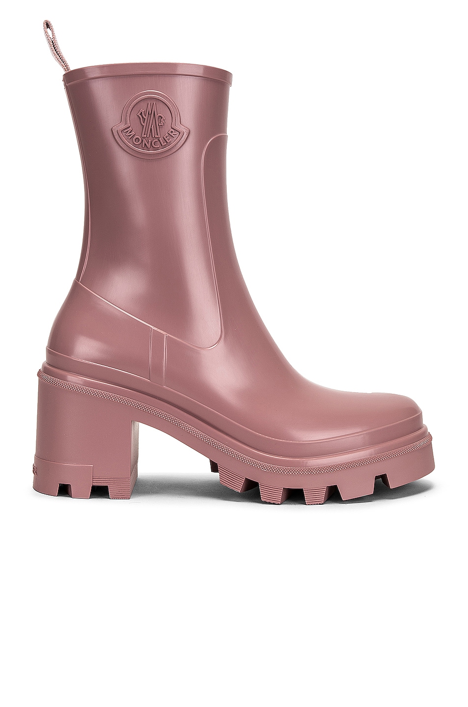 Image 1 of Moncler Loftgrip Rain Boot in Pink