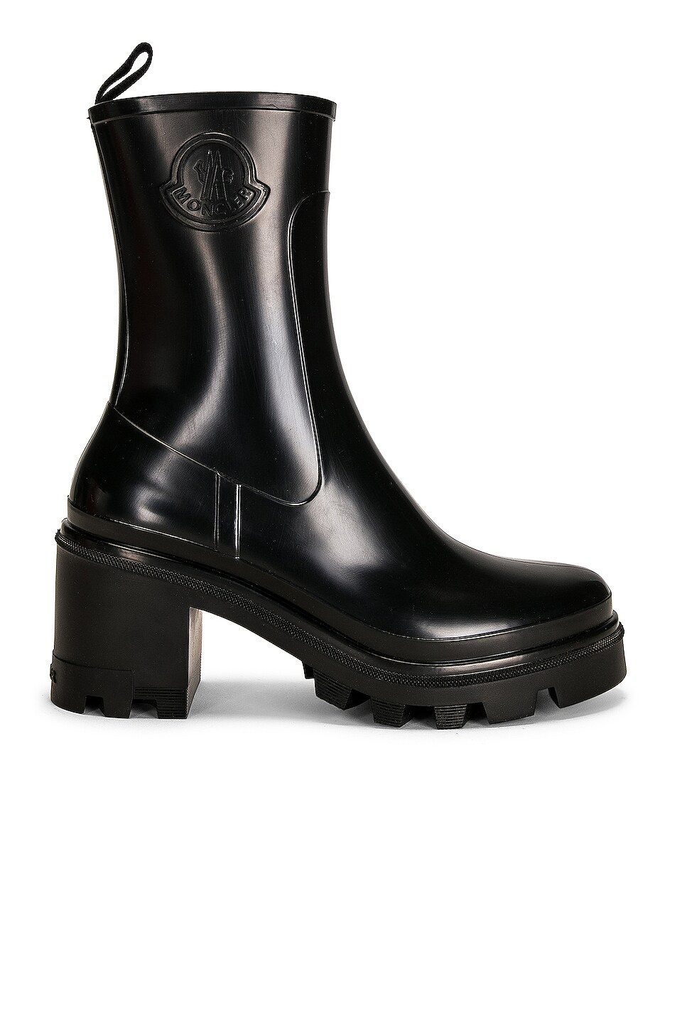Moncler Loftgrip Rain Boot in Black | FWRD