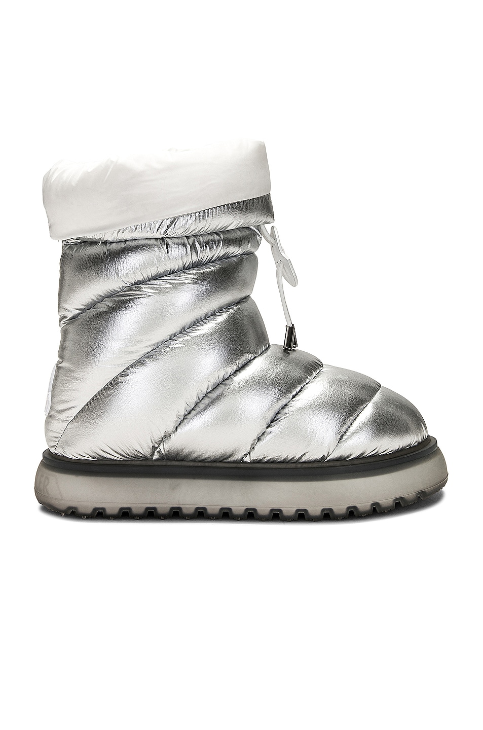 Image 1 of Moncler Gaia Mid Snow Boot in Silver