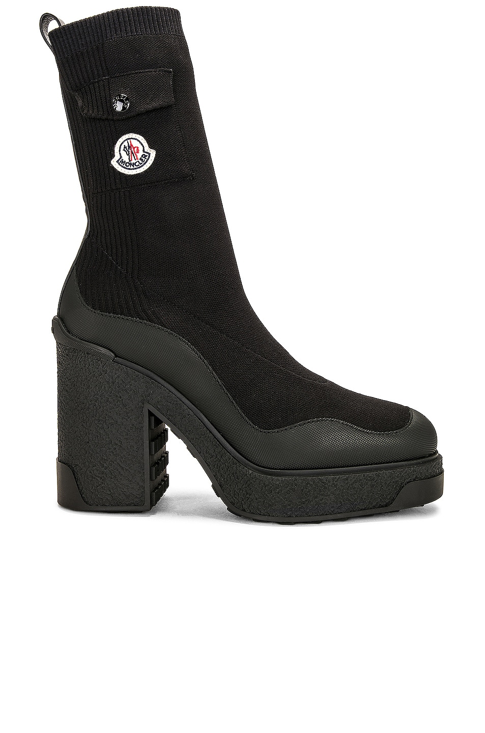 Image 1 of Moncler Splora Pocket Ankle Boot in Black