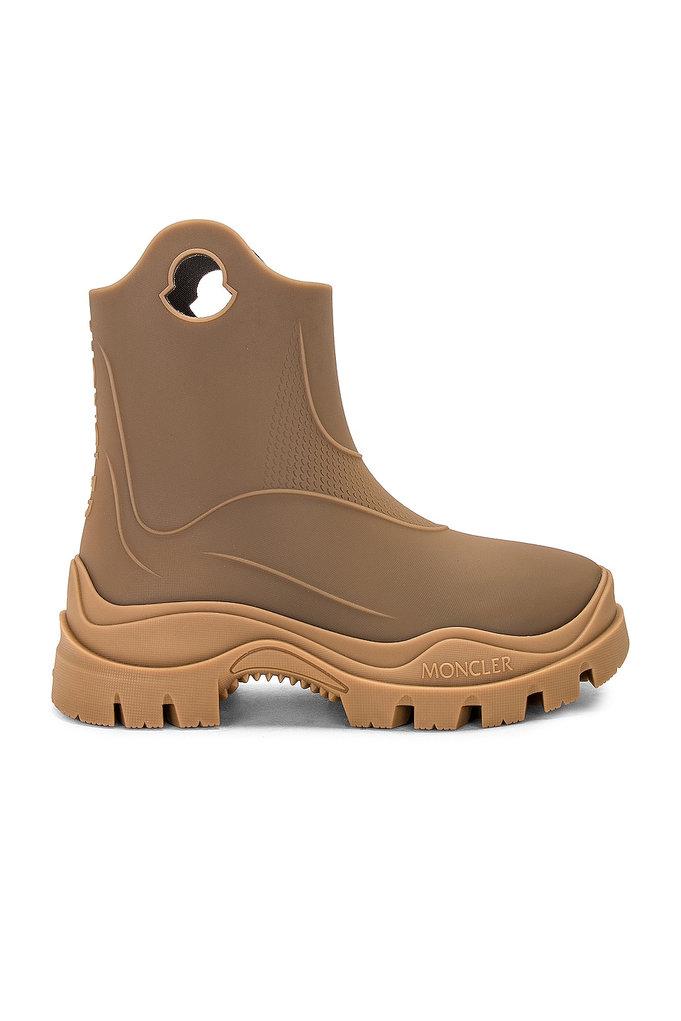 Image 1 of Moncler Misty Rain Boot in Nude
