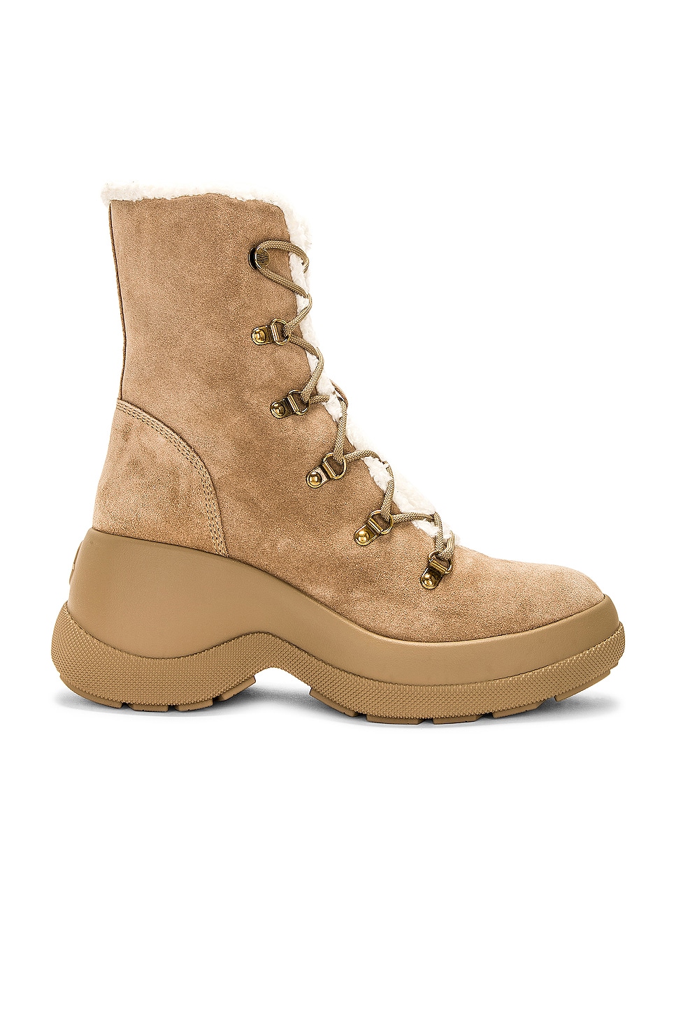 Image 1 of Moncler Resile Trek Ankle Boot in Beige