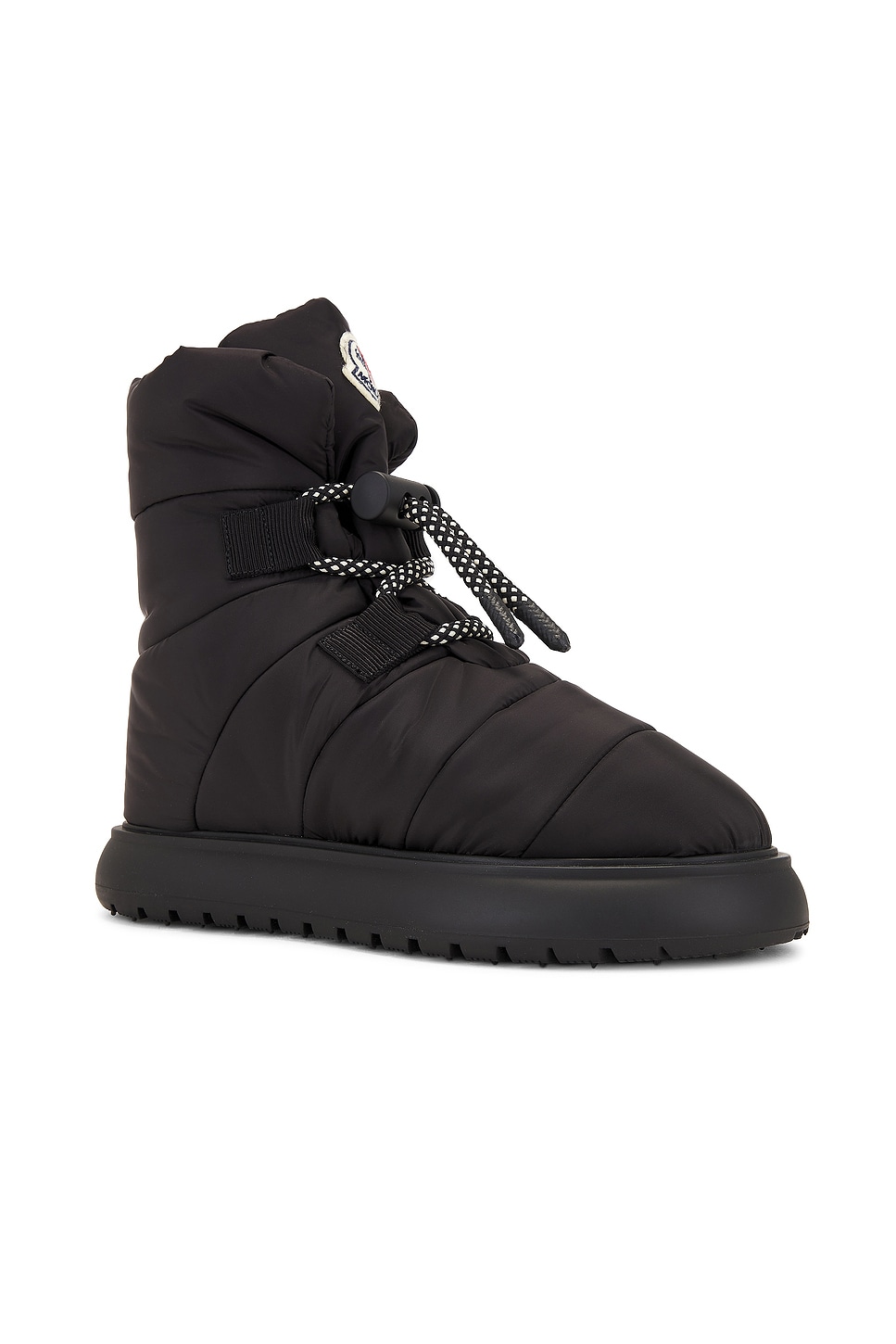 Shop Moncler Gaia Pull Snow Boot In Black