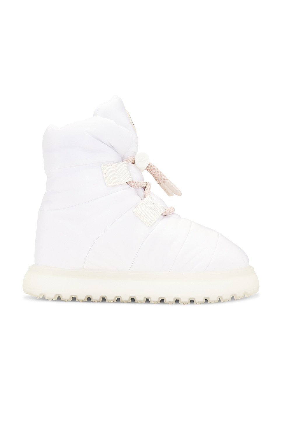 Shop Moncler Gaia Pull Snow Boot In Bright White