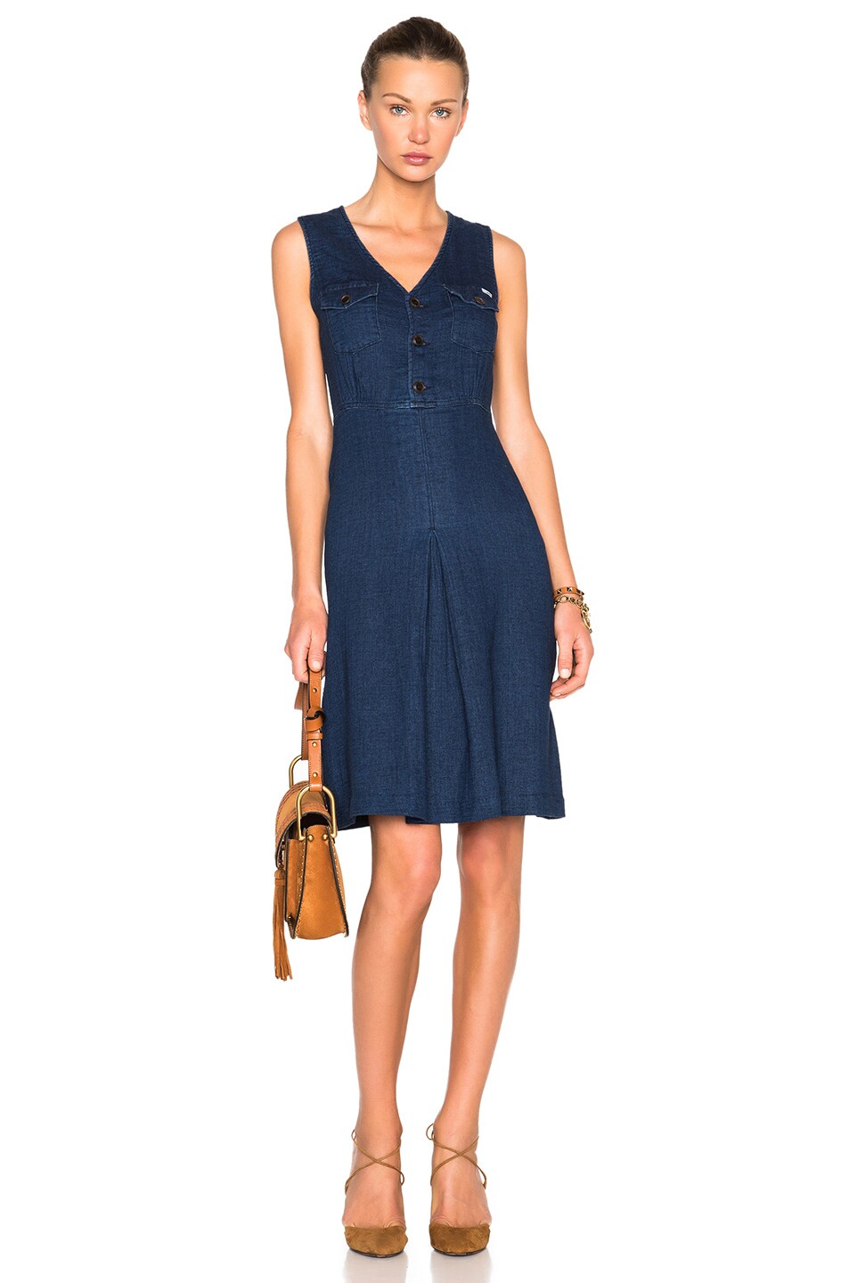 Image 1 of MOTHER Bookworm Dress in Double Or Nothing