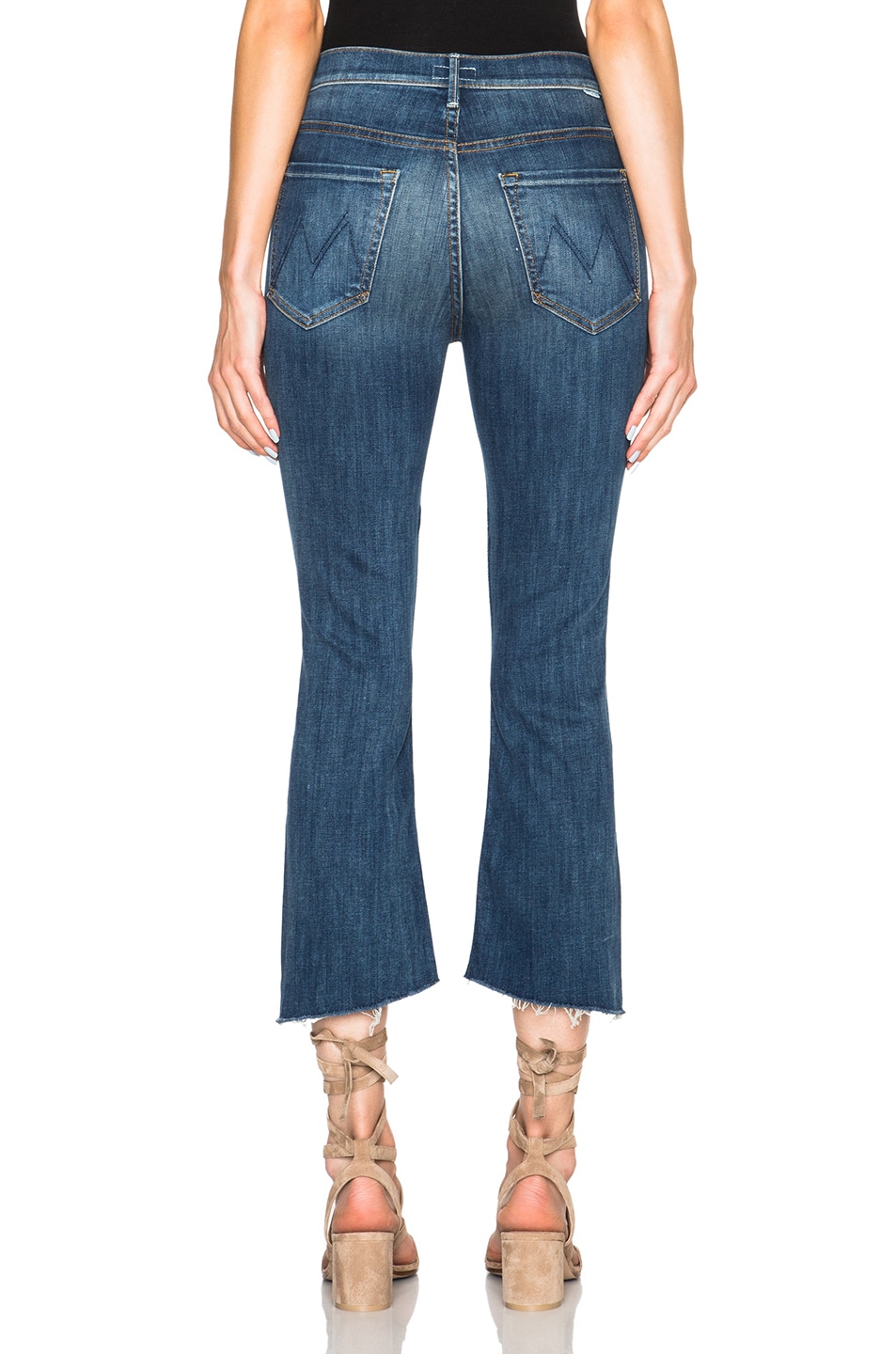 MOTHER Insider Crop Step Fray in Not 