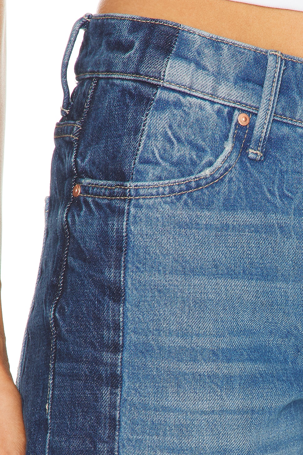 MOTHER The Mid Rise Maven Bermuda Fray Shorts | Thumbnail 6