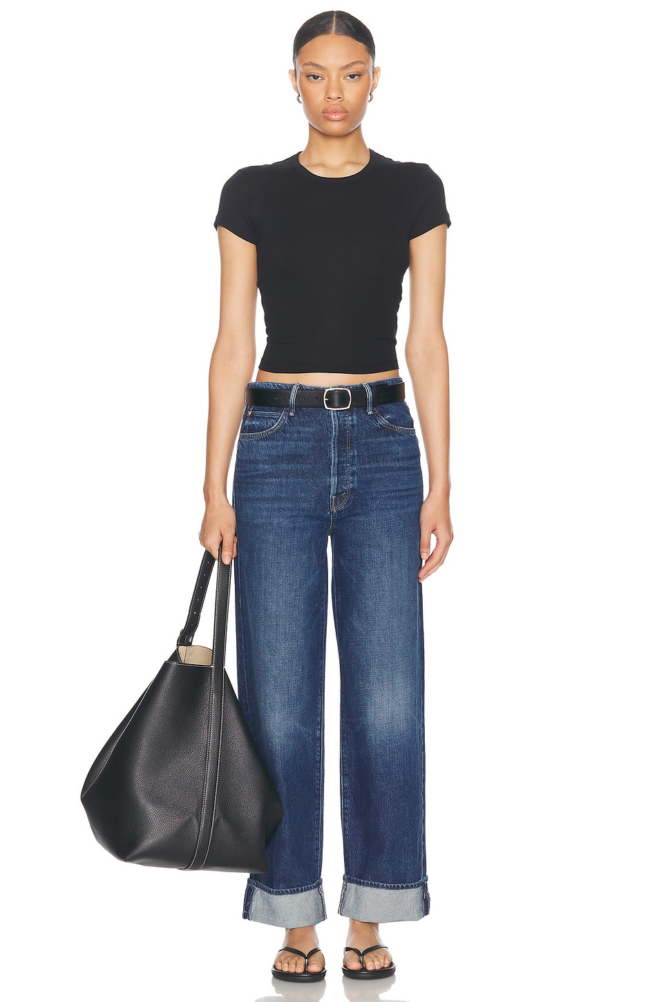 MOTHER - The Spitfire Nerdy Cuff Jeans | Plush