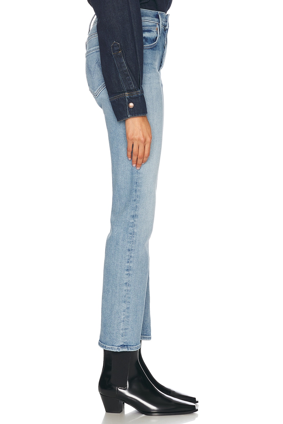 MOTHER The Mid Rise Hiker Hover Jeans thumbnail