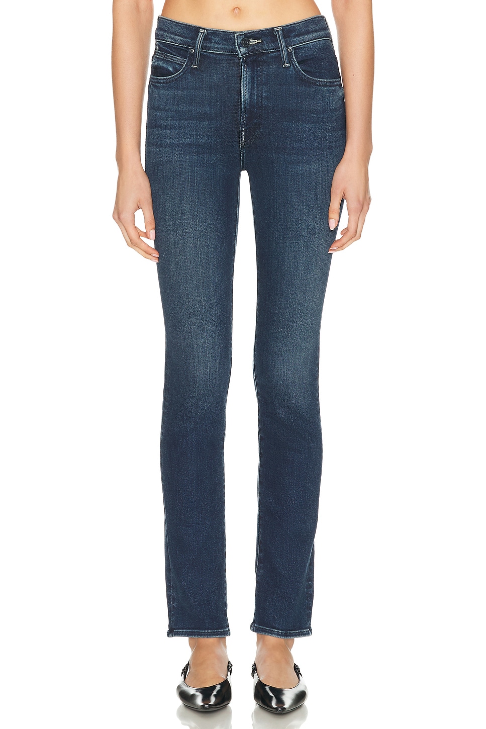 Image 1 of MOTHER The Rascal Skimp Jeans in You're A Riot