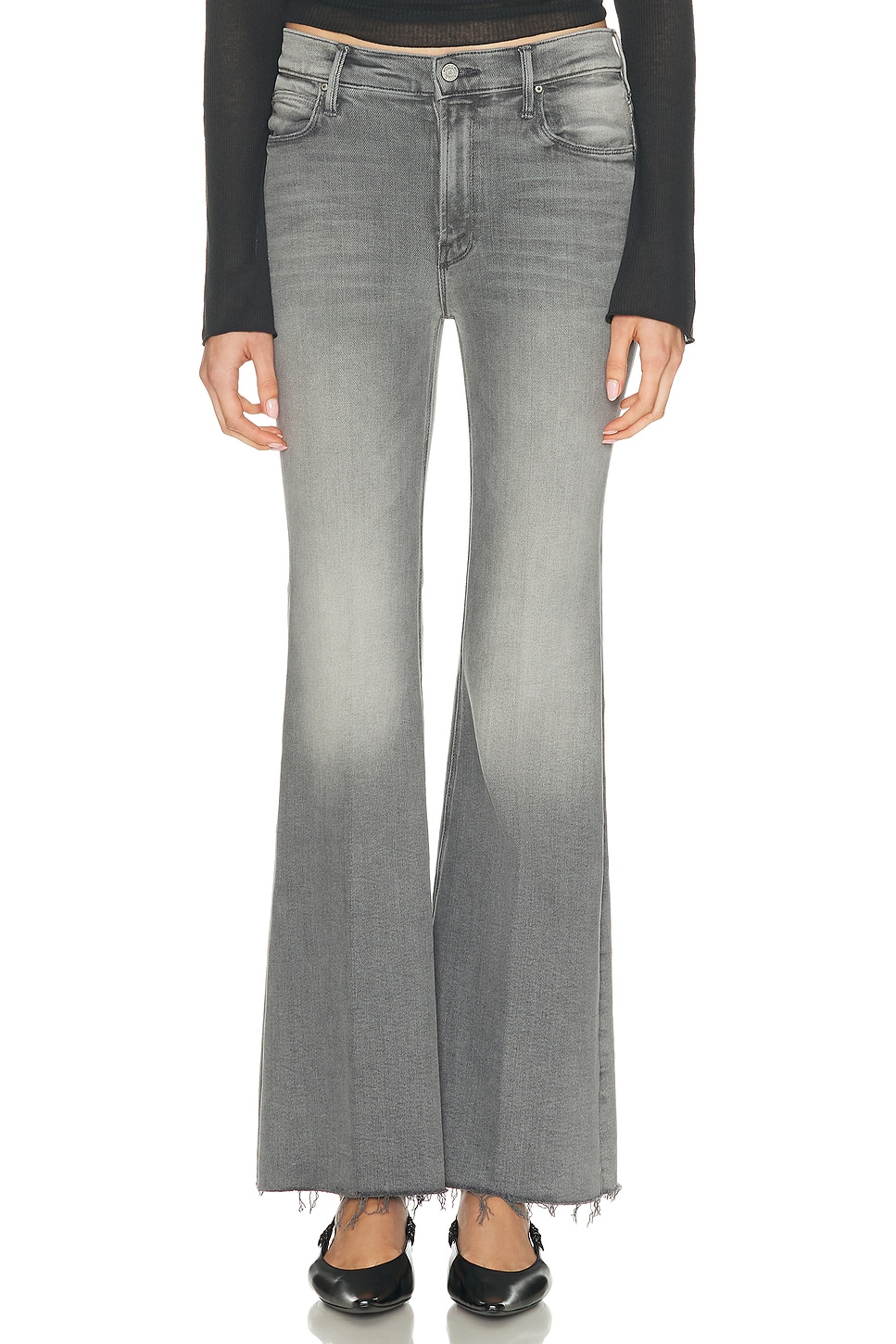 Image 1 of MOTHER The Doozy Sneak Fray Jeans in Catch Me Outside