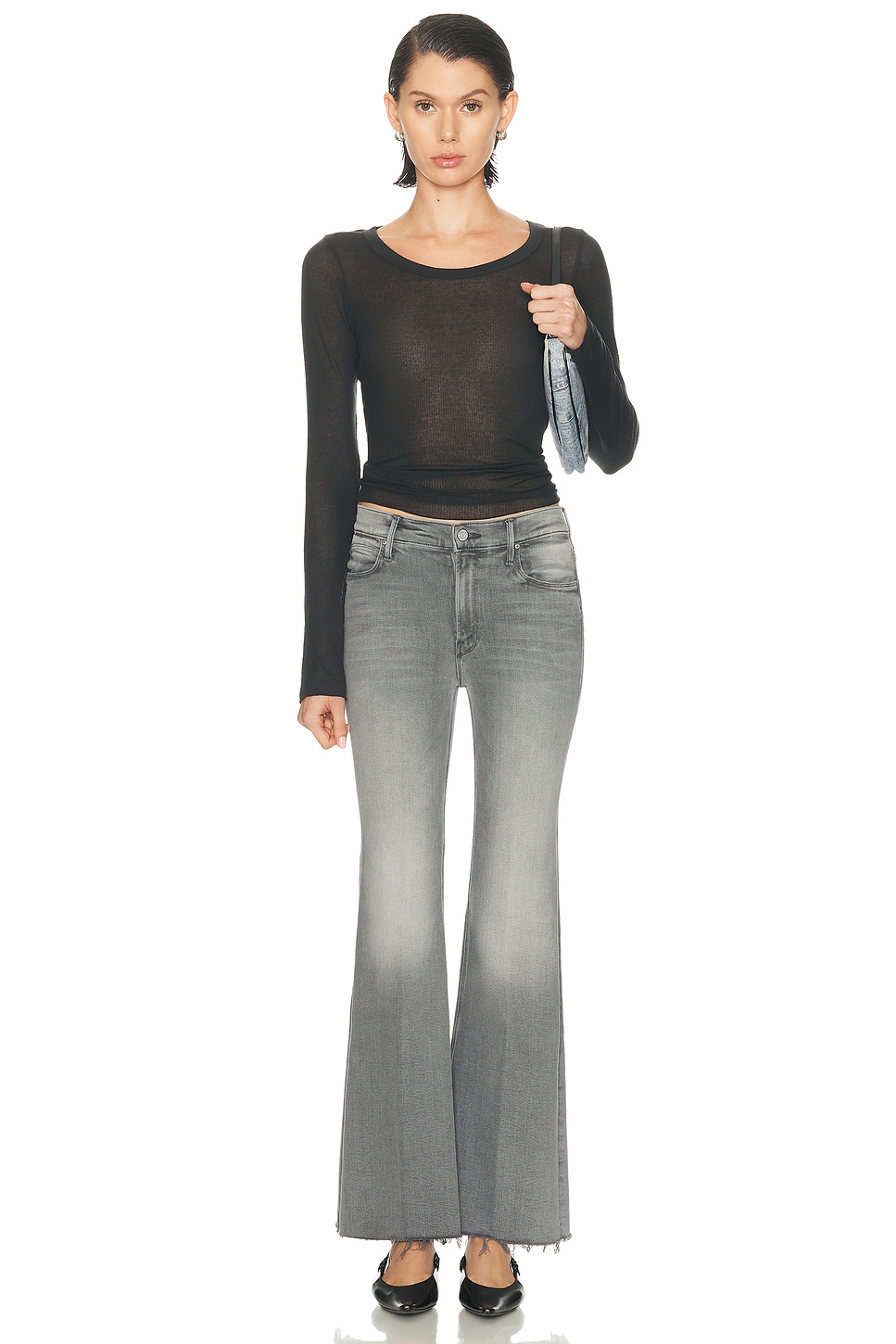 MOTHER - The Doozy Sneak Fray Jeans | Plush