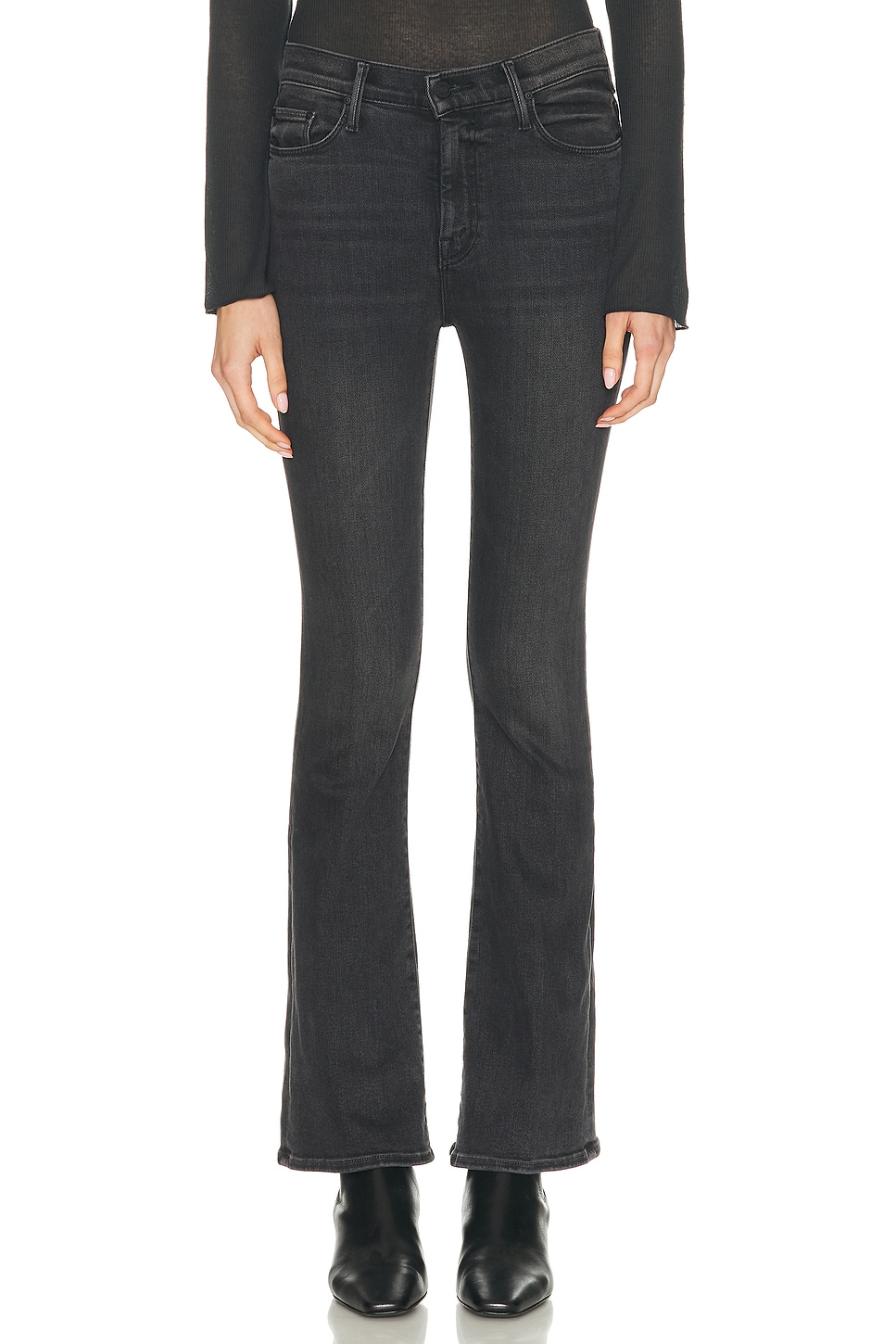 Image 1 of MOTHER The Weekend Jeans in Can You Call My Phone?