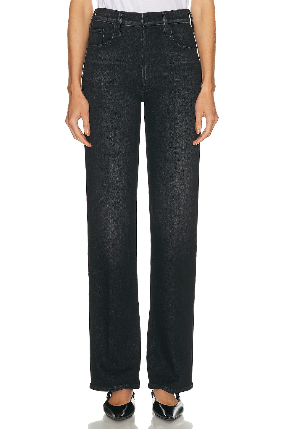 Image 1 of MOTHER The Rambler Zip Heel Jeans in Keep It Sharp