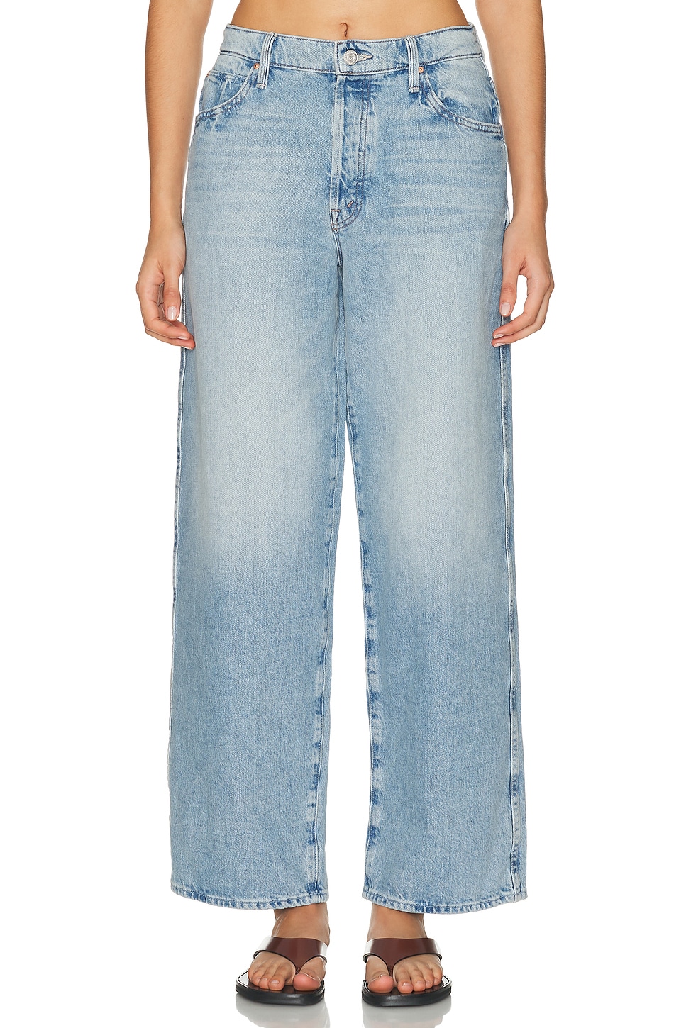 Image 1 of MOTHER The Delinquent Button Nerdy Jeans in This Is How I Roll