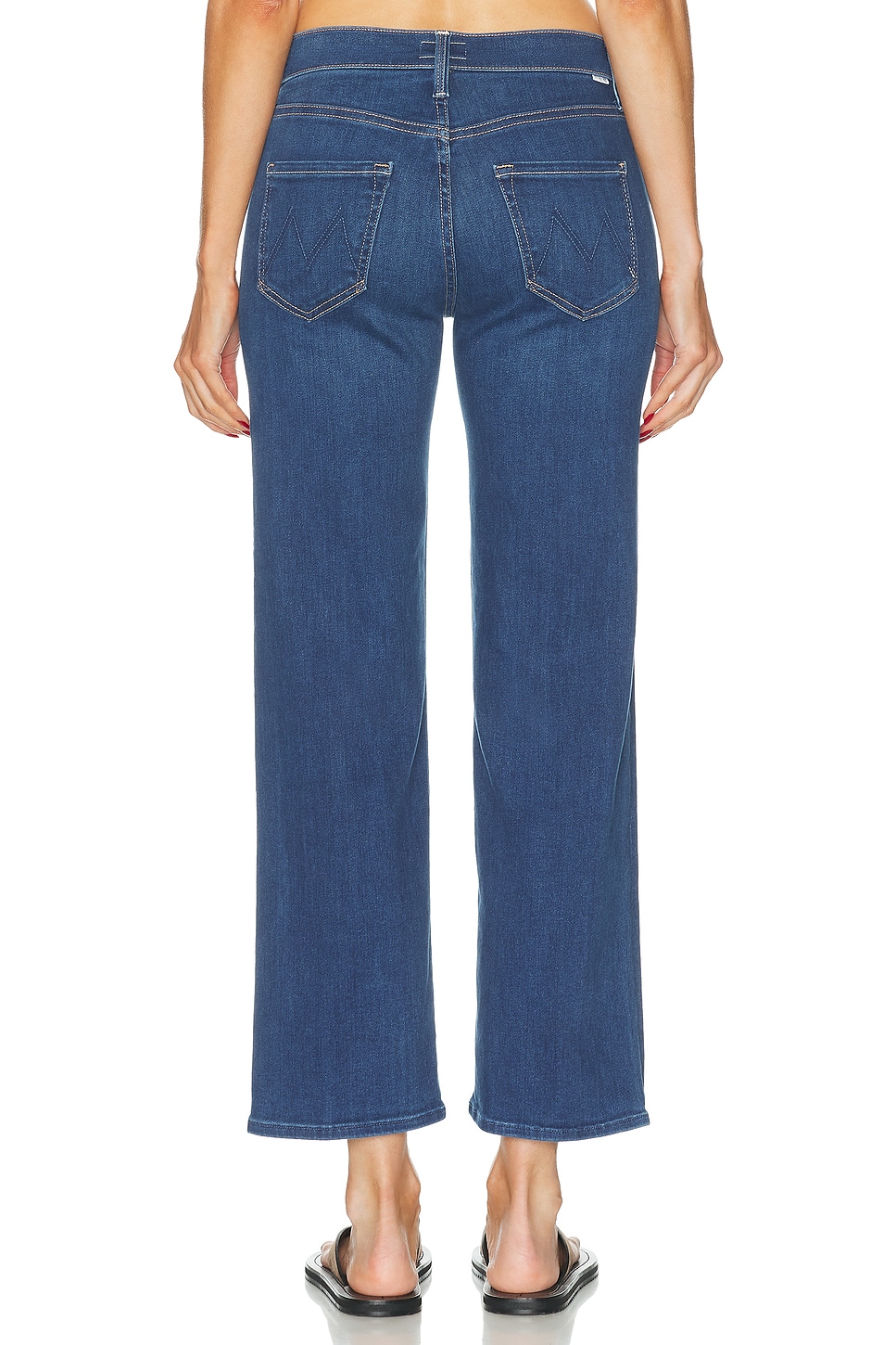 MOTHER The Mid Rise Rambler Zip Flood Jeans thumbnail