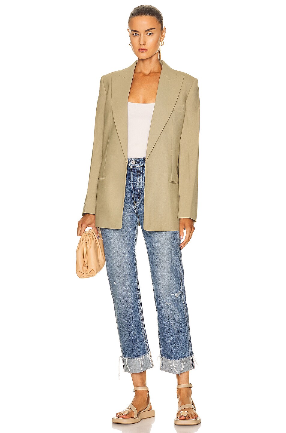 Moussy Vintage Franconia Straight in Blue | FWRD